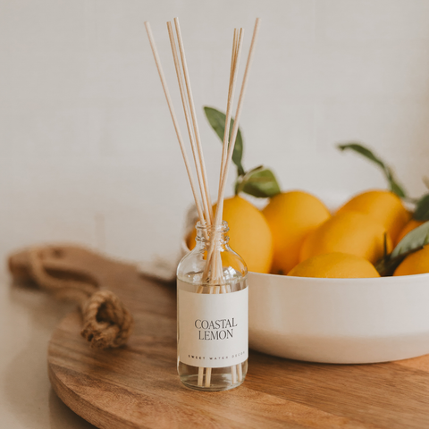 Sweet Water Decor Coastal Lemon Reed Diffuser