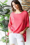 Ribbed Oversized Top