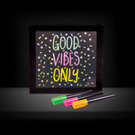 Light Up Neon Effect Frame - With 3 Pens!