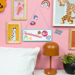 Squishmallows Room Sign with wall decals