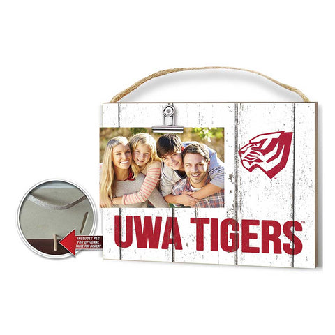 Clip It Weathered Logo Photo Frame West Alabama TIGERS