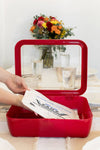 Pan Frame w/ Lid & Hot or Cold Gel Pack - Red