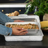 9x13 Pan Frame w/ Lid & Serving Spoon -Denim Blue