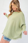 Frayed & Fabulous Sweater