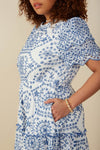 Eyelet Lace Midi Dress