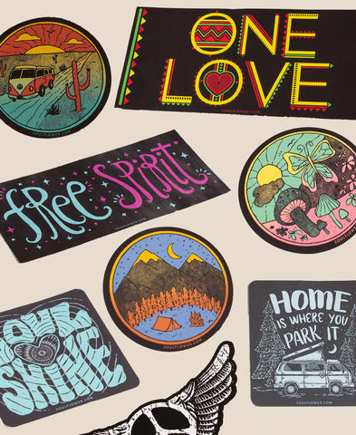 Soul Flower Stickers
