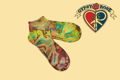 Gypsy Rose - Not Fade Away Tye Dye Ankle Socks