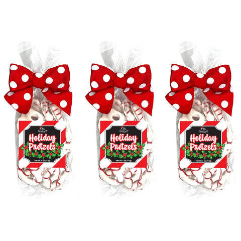 Holiday Christmas Yogurt Pretzel 4 oz Regular Treat Bag