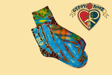 Gypsy Rose - Not Fade Away Tye Dye Socks