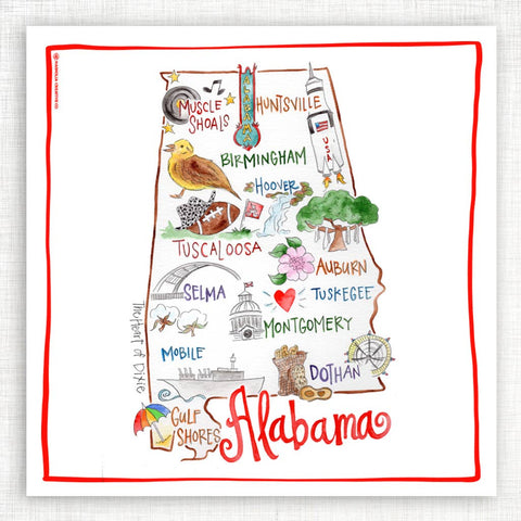 State of the Heart Kitchen Towel