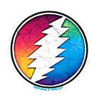 Gypsy Rose - Small Batik Round Lightning Bolt Sticker
