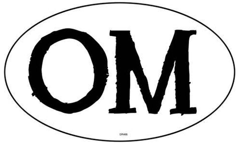 Gypsy Rose - Om Oval Bumper Sticker