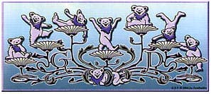 Gypsy Rose - Dancing Bear Flowers Sticker