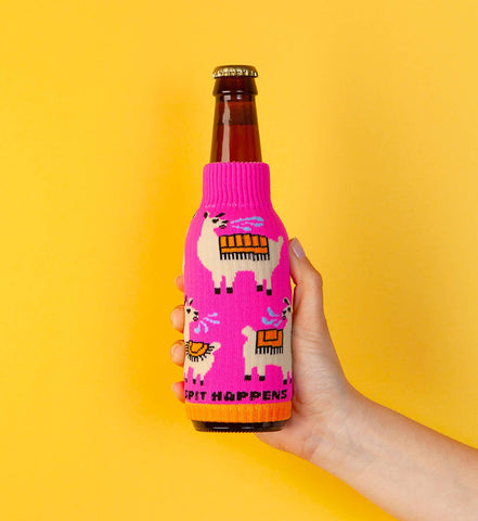 Spit Happens FREAKER | knit Beverage Koozie
