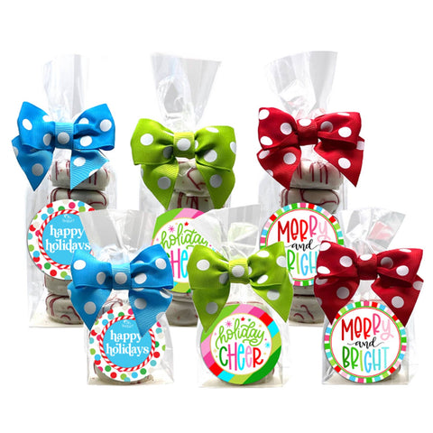 Holiday Christmas Yogurt Frosted Sandwich Cookie Bag Asst #2